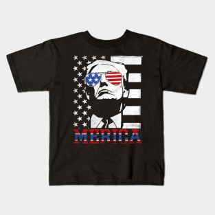 Merica Donald Trump Kids T-Shirt